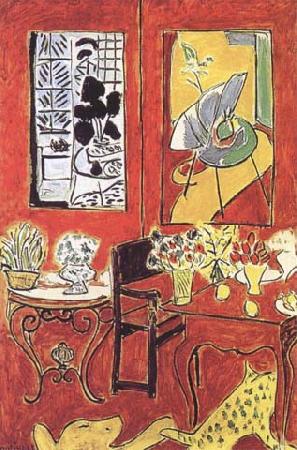 Henri Matisse Large Red Interior (mk35) oil painting image